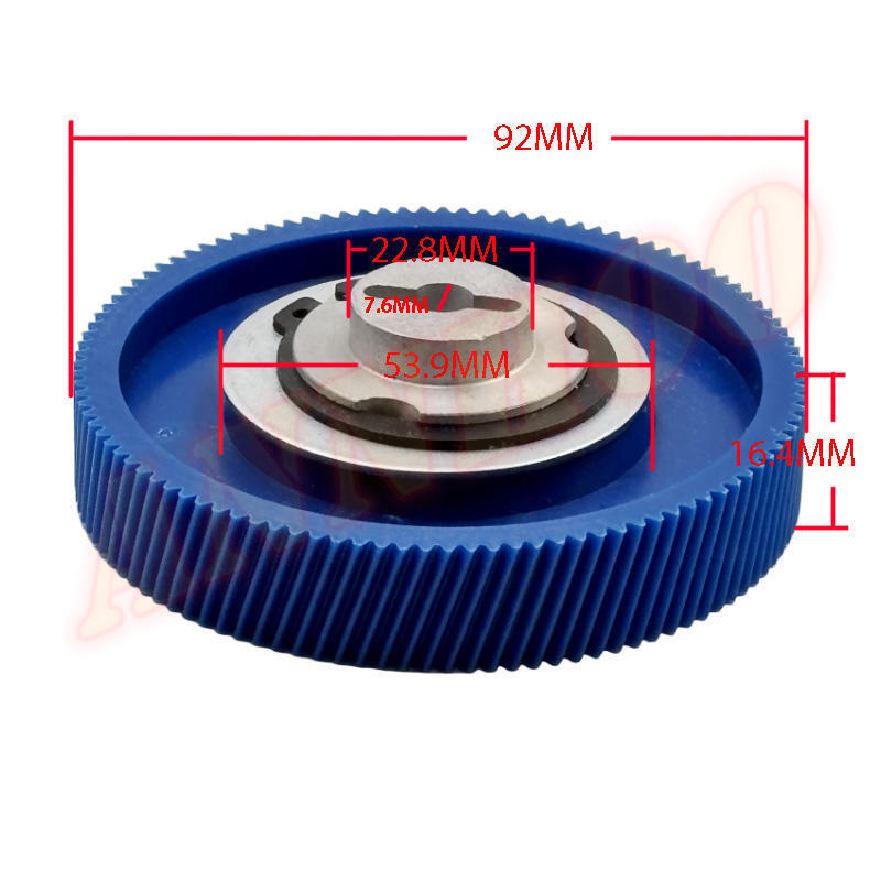 Milling Machine Part 92mm Gear & Hub For ALSGS AL-310S Servo Power Feed Model