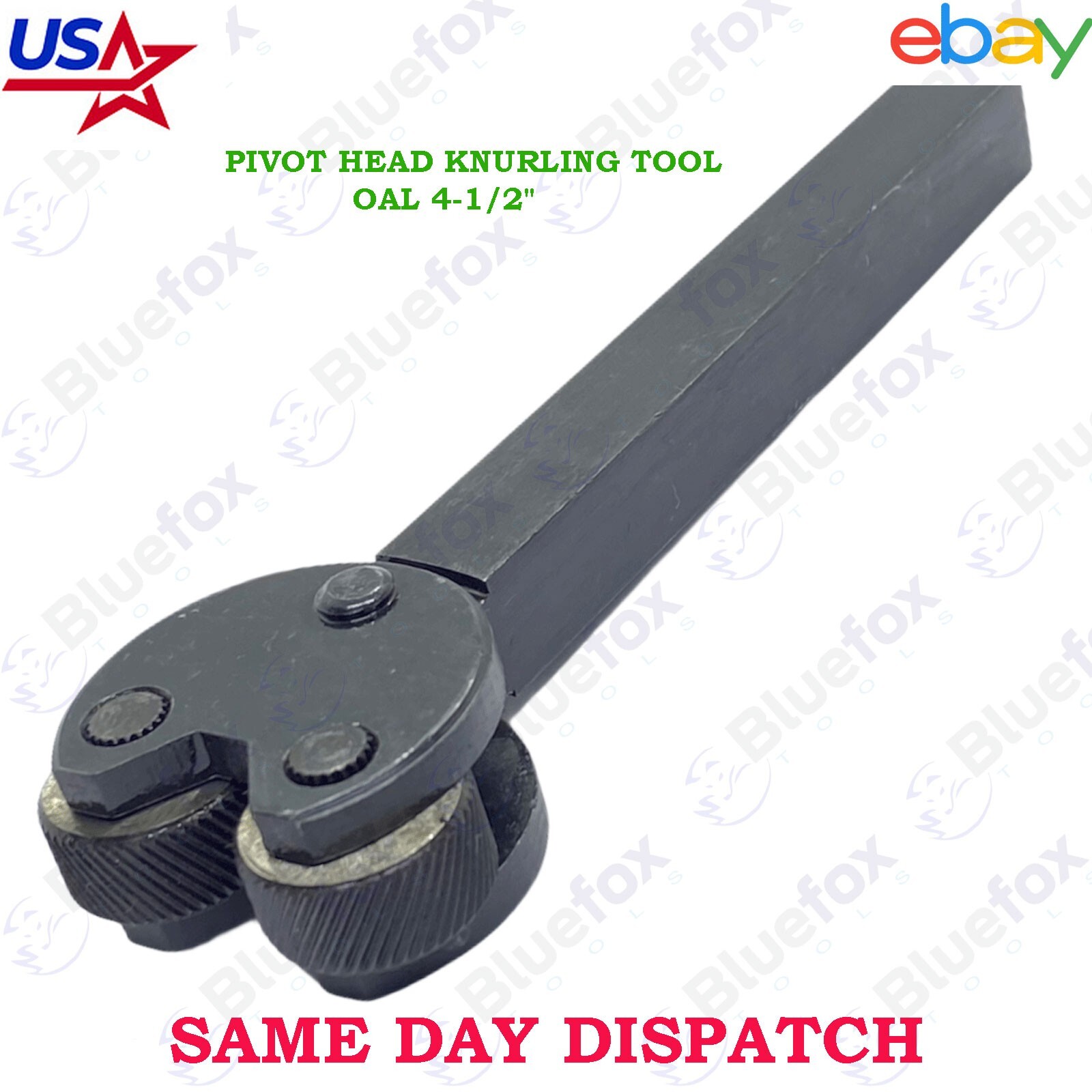 New Lathe Pivot Head Knurling Tool Brand New 2 Knurls For Lathe Tool Holder Hawk