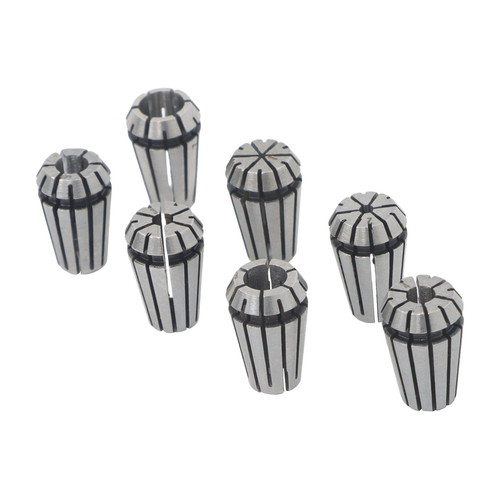 ER11 Spring Collet Set 7 Pc 1-7mm for CNC Milling Lathe Engraving