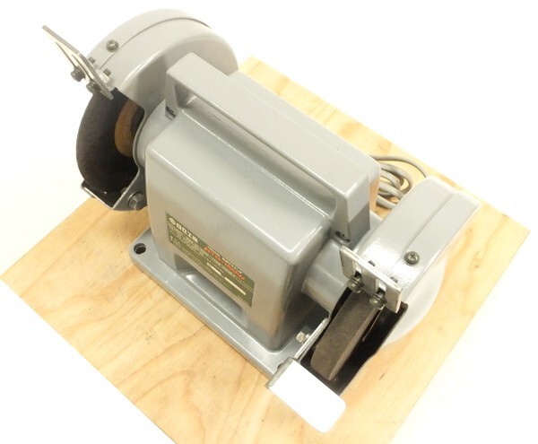 Hitachi 150mm NTG-150W Bench Grinder 50/60Hz 100V used Japan tested excellent
