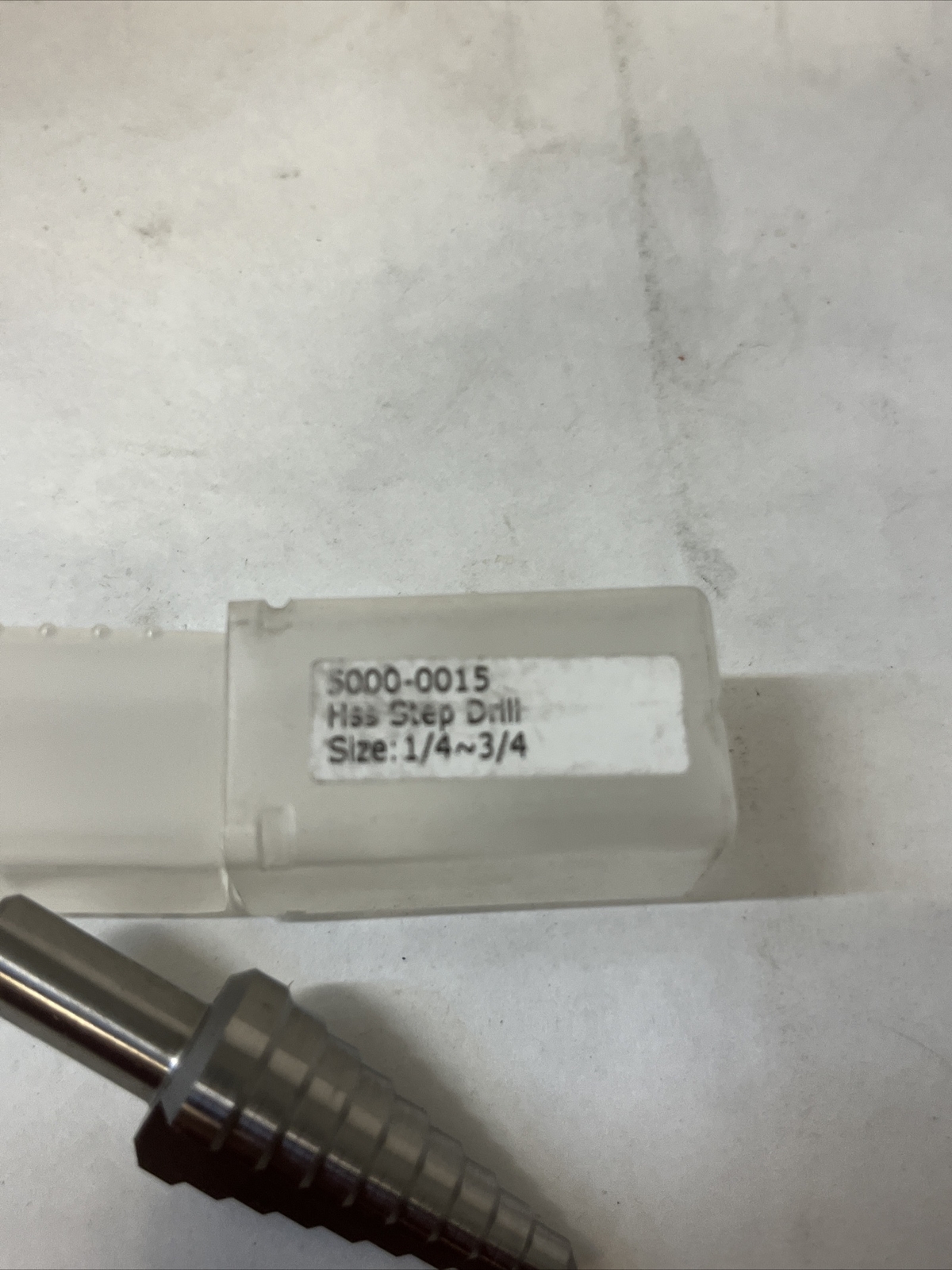 1/4-3/4″ HIGH SPEED STEEL STEP DRILL WITH 9 STEPS (5000-0015)