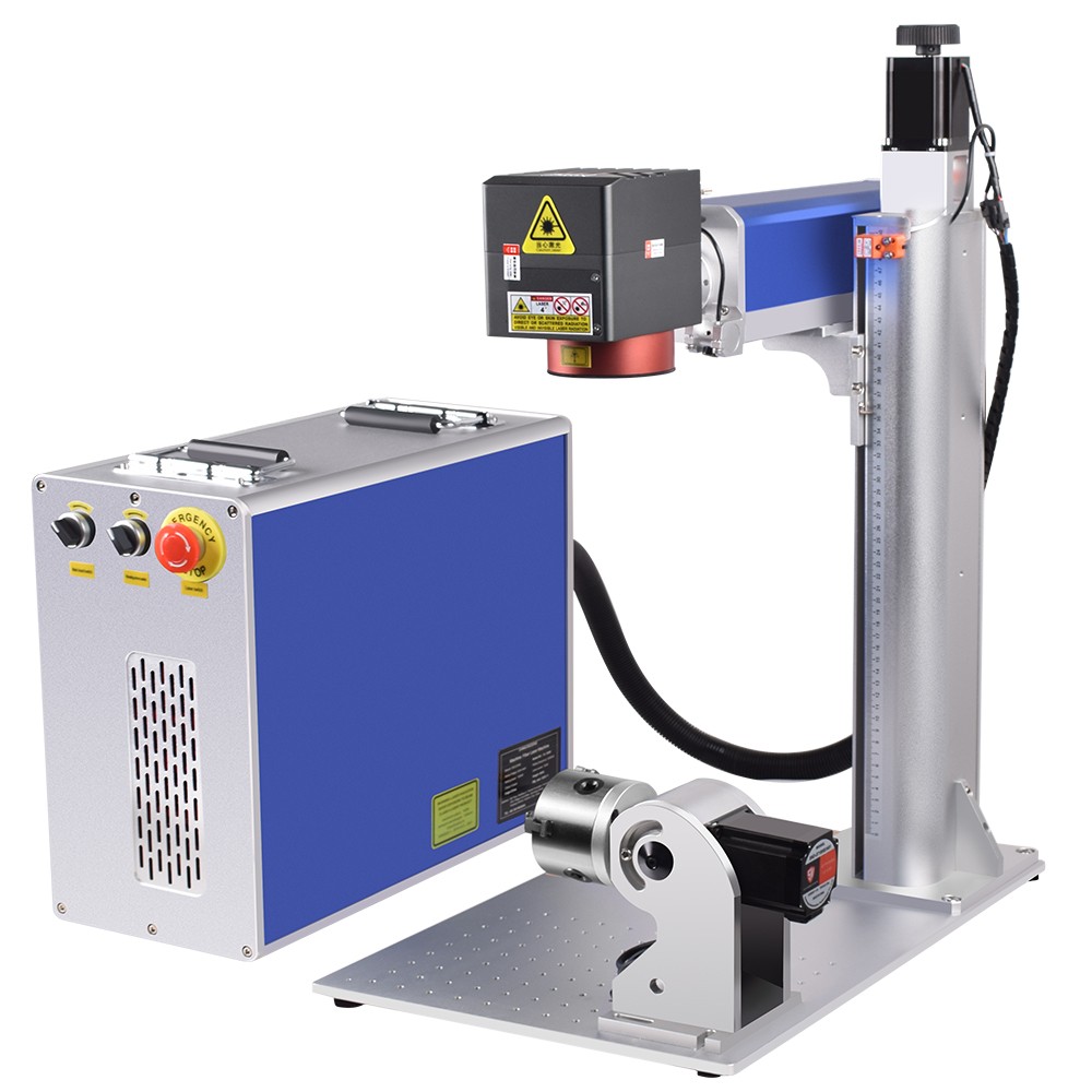60W 2.5D JPT Mopa M7 Fiber Laser Marking Machine Metal Deep/Relief Engraver AU