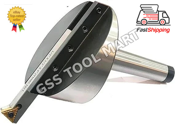 Large 4″/ 100 mm diameter Fly cutter with Carbide Indexable Tip Facing Tool New