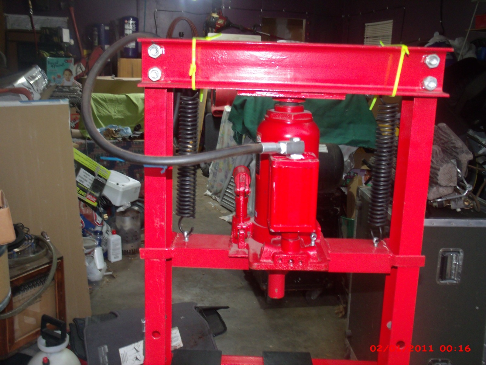 New 20 Ton Torins Big Red Air/Hydrolic H-Frame Heavy Duty shop press