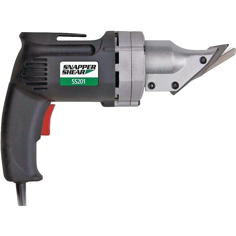 Snapper Shear 200 Series SS201 Sheet Metal Shear, 4.8 A, 18 ga Cutting Capacity