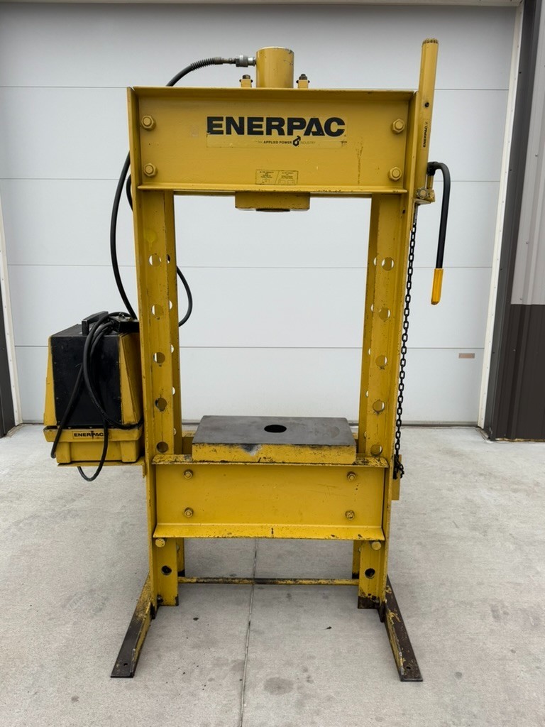 50 Ton 13″ Stroke Enerpac H-FRAME Electric HYDRAULIC PRESS 120V Single Phase
