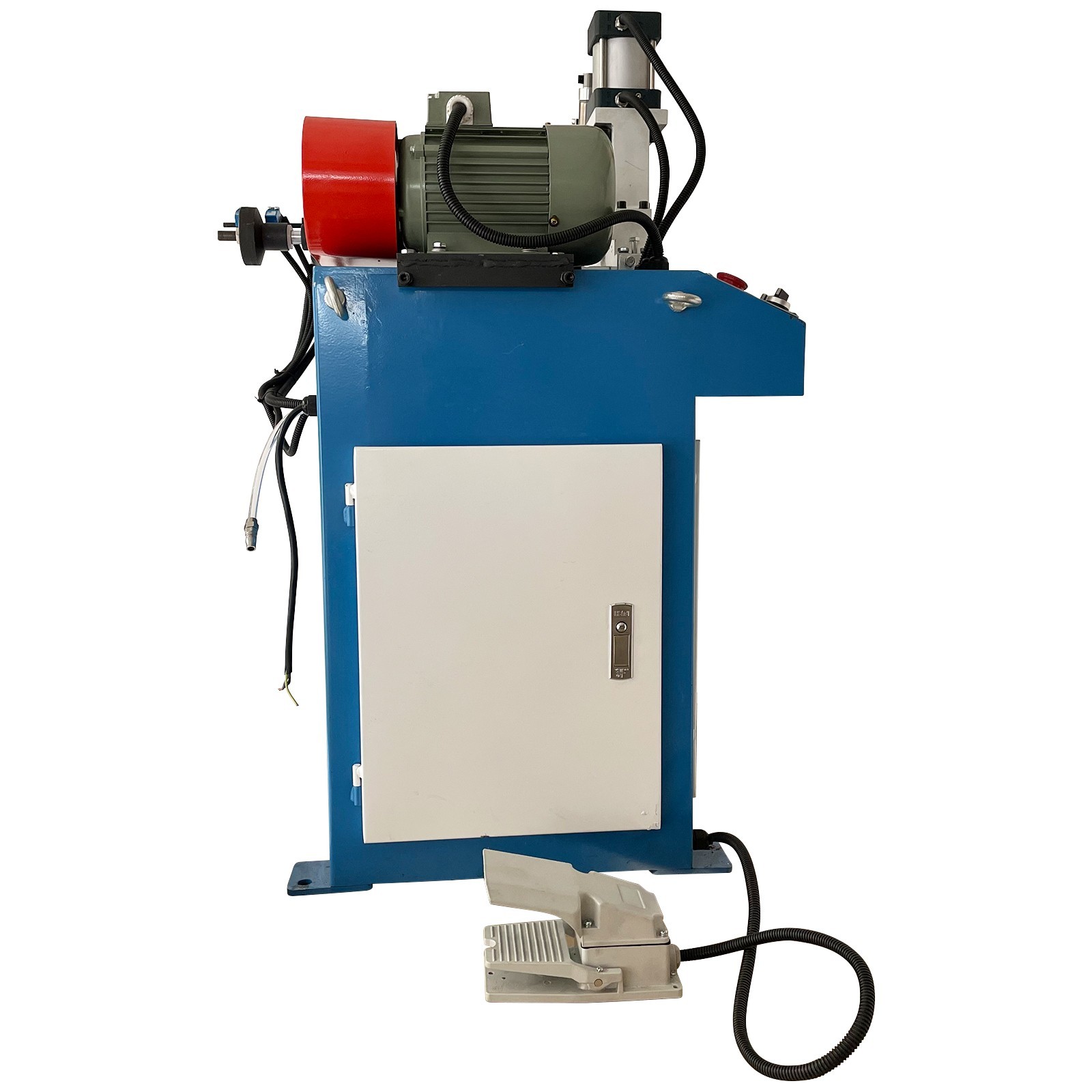 220V 3PH Single End Pneumatic Round Bar Chamfering Bevelling Deburring Machine