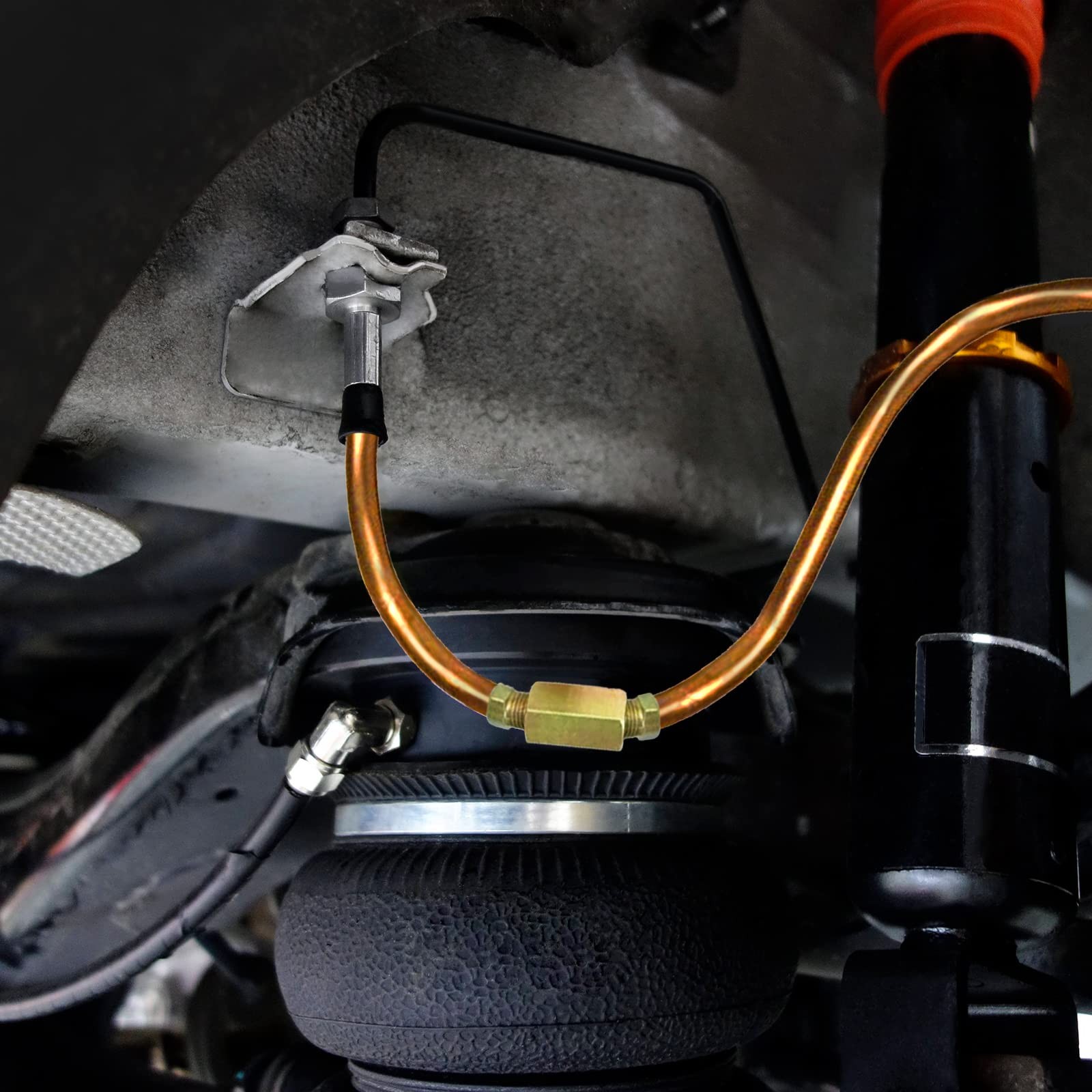 MuHize 1/4 Brake Line – Upgraded 25 Ft. Brake Line Kit(2026 New), 1/4 Flexible C