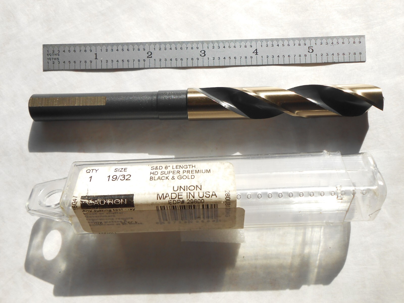 NEW VIKING U.S.A. SILVER & DEMING DRILL 1/2″ SHANK X 19/32″ CUT DIA. X 6″ OAL