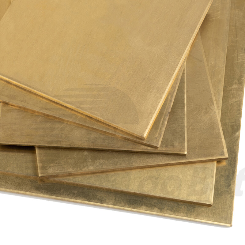Flat Solid Brass Sheet Plate Panel 0.5 0.8 1 1.2 1.5 2 2.5 3 4 5 6 mm Thickness