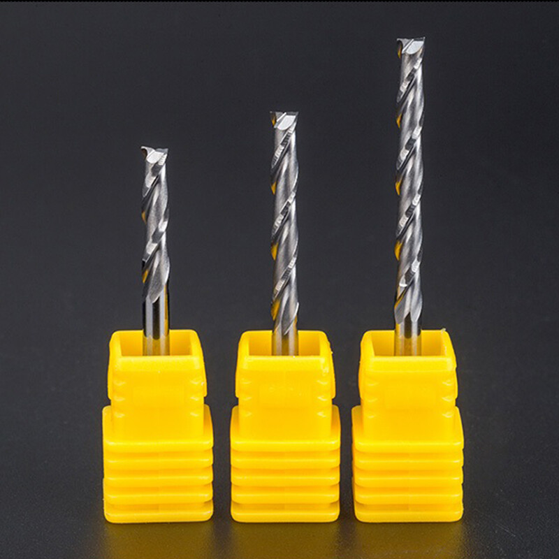 Ø1mm-2.5mm Solid Carbide 2 Flute Spiral Router Bit End Mill 3.175mm(1/8″) Shank