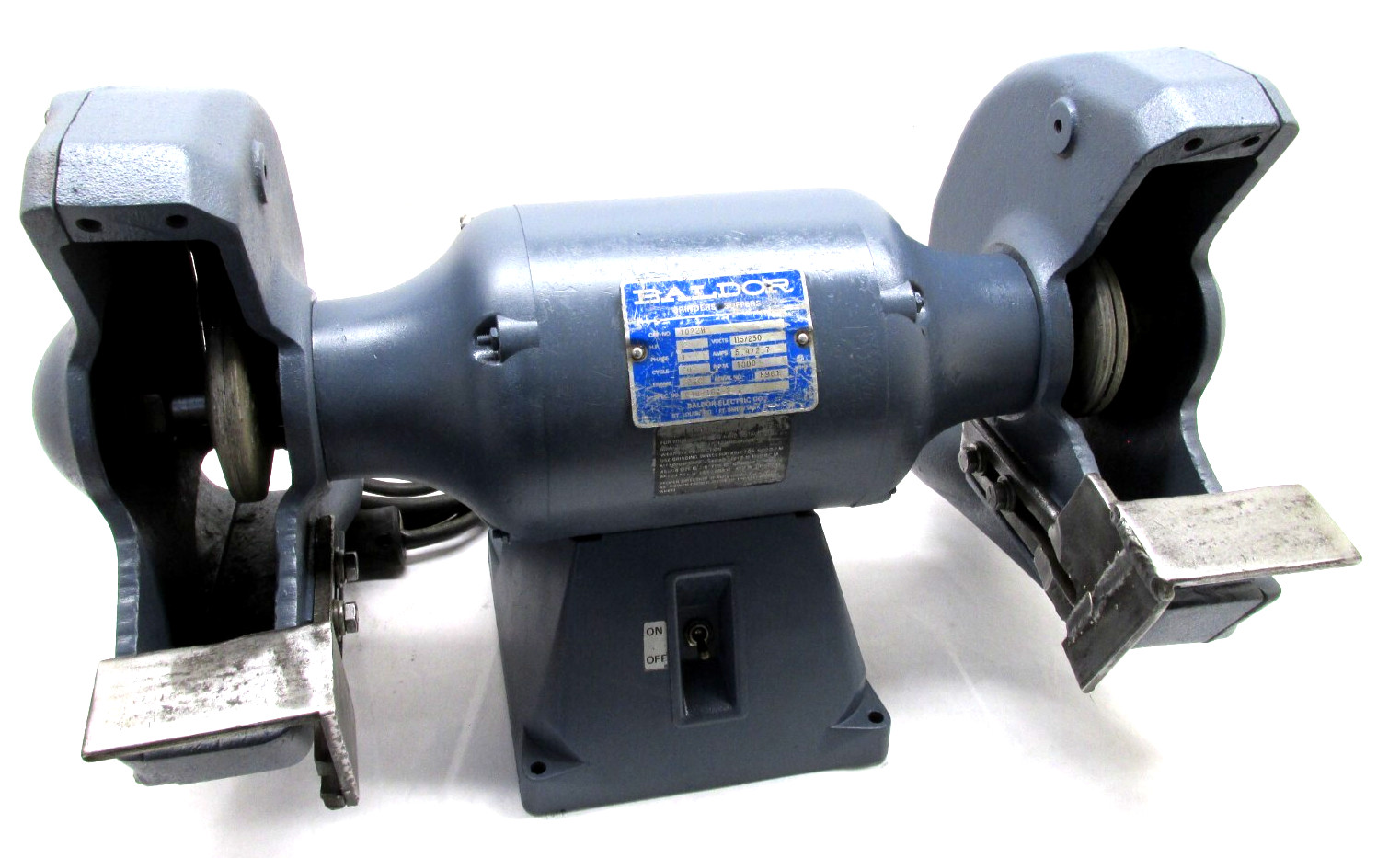 BALDOR 10″ INDUSTRIAL BENCH GRINDER – #1022W – 1 HP, 115 VOLT, SINGLE PHASE