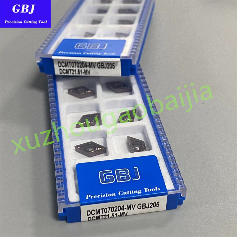 GBJ-CNC DCMT070204-MV DCMT070208-MV Stainless steel Turning insert High quality