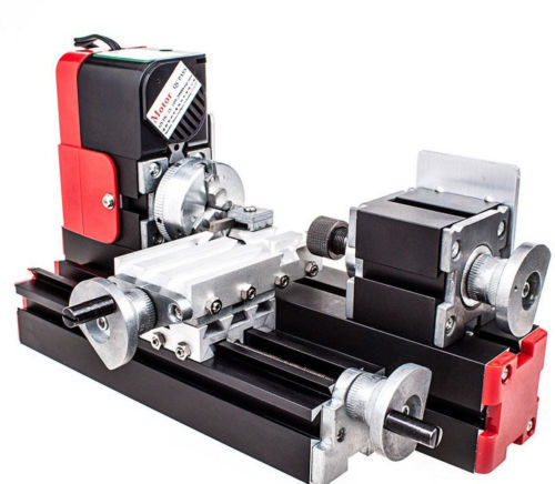 Metal Motorized Mini Lathe Machine 20000rev/min 24W DIY Tool New