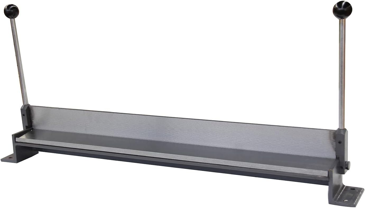 Sheet Metal Brake, 18-Inch Sheet Metal Bender, 18-Gauge Mild Steel Capacity, …