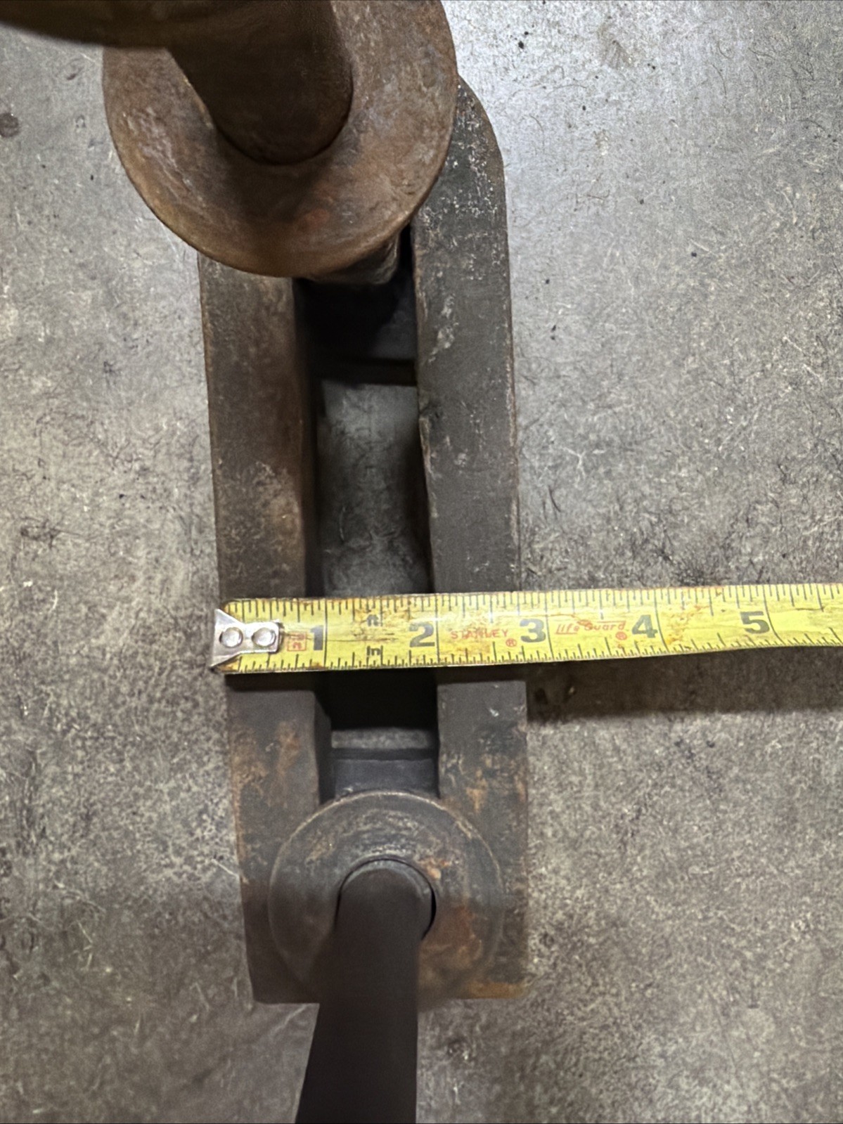 Cast iron lathe mount & bolt hold down Clamp 9” Long 3” Wide 1” Thick Good Thre