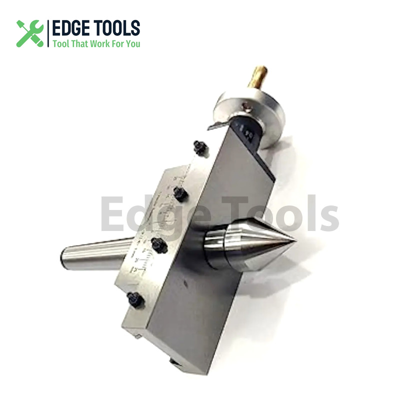 2MT Shank Lathe Taper Turning Attachment Cross Slide With Revolving Live Center