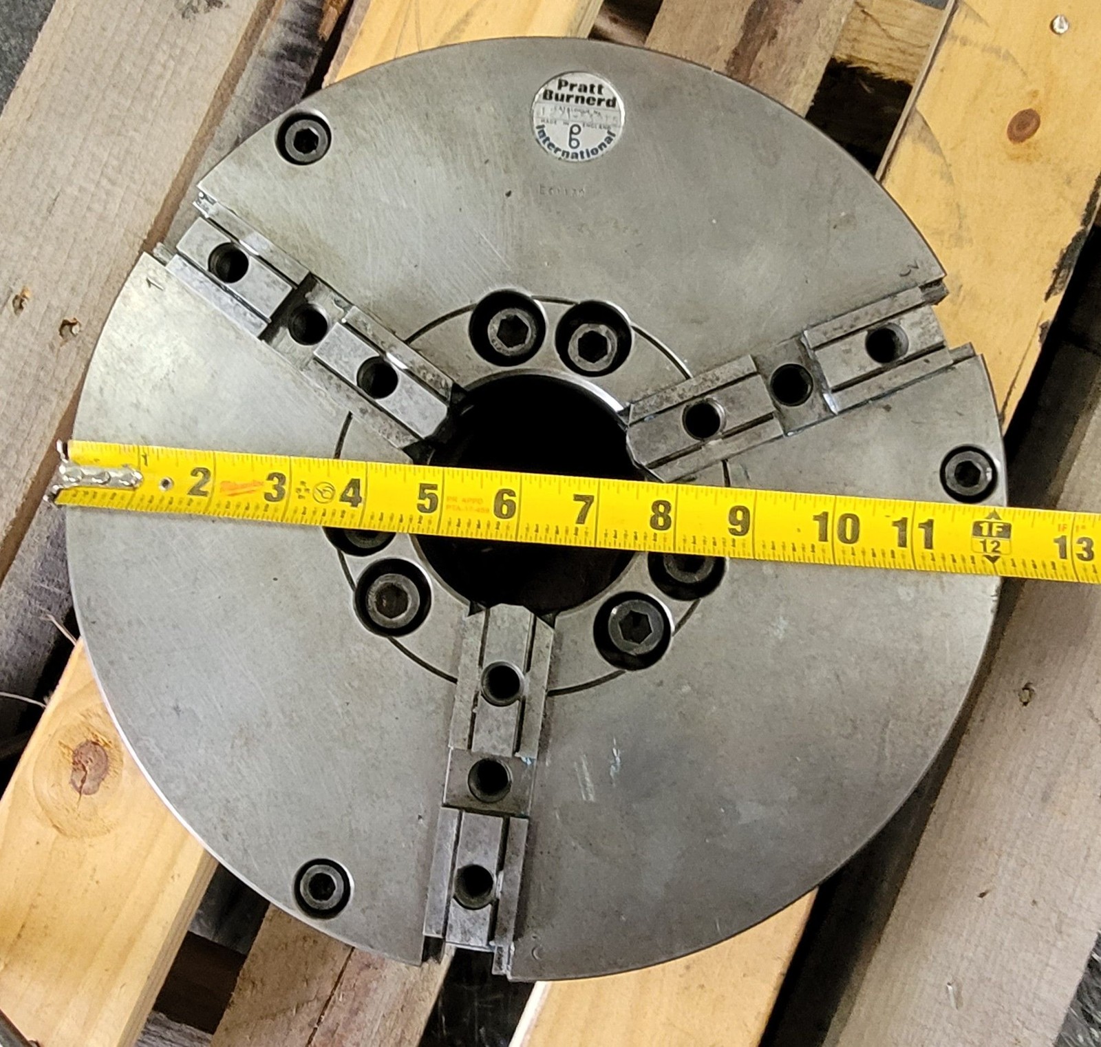 Pratt Burnerd International 12″ 3 Jaw Chuck A1-8 Mount