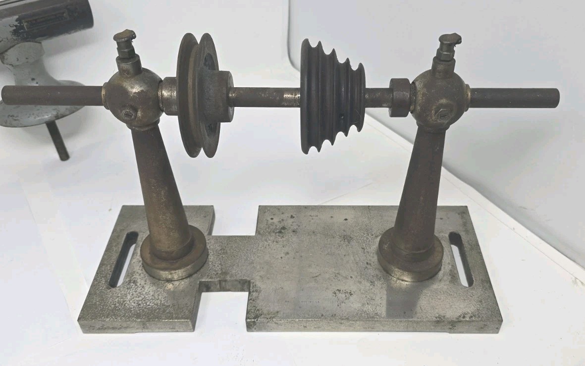 Vintage US Navy F.W. Derbyshire Electric Lathe Parts And Pieces Incomplete 10mm?