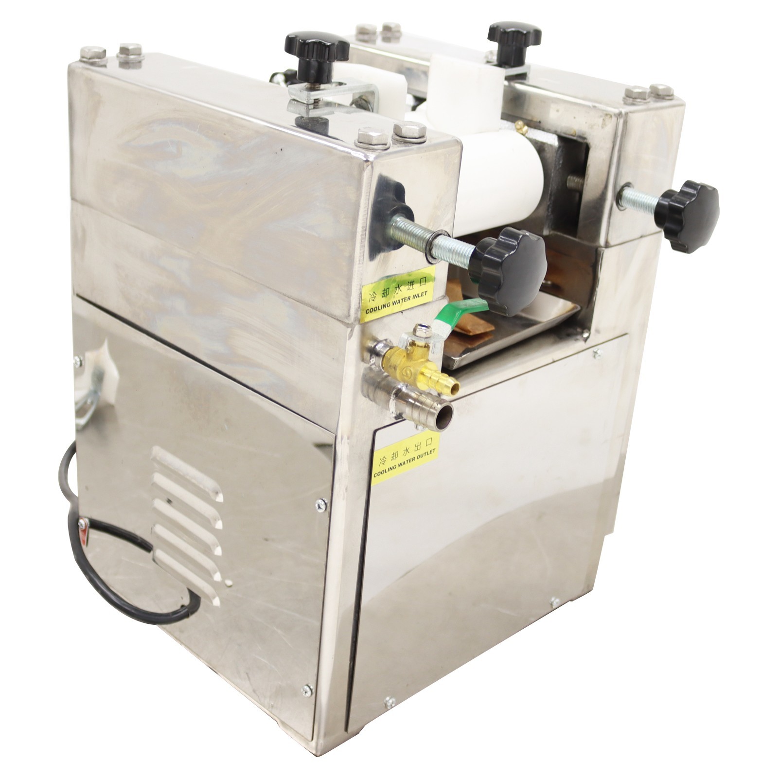 750W 110V Lab/Industrial Triple Roll Mill Grinder with 3 Zirconia Ceramic Rolls