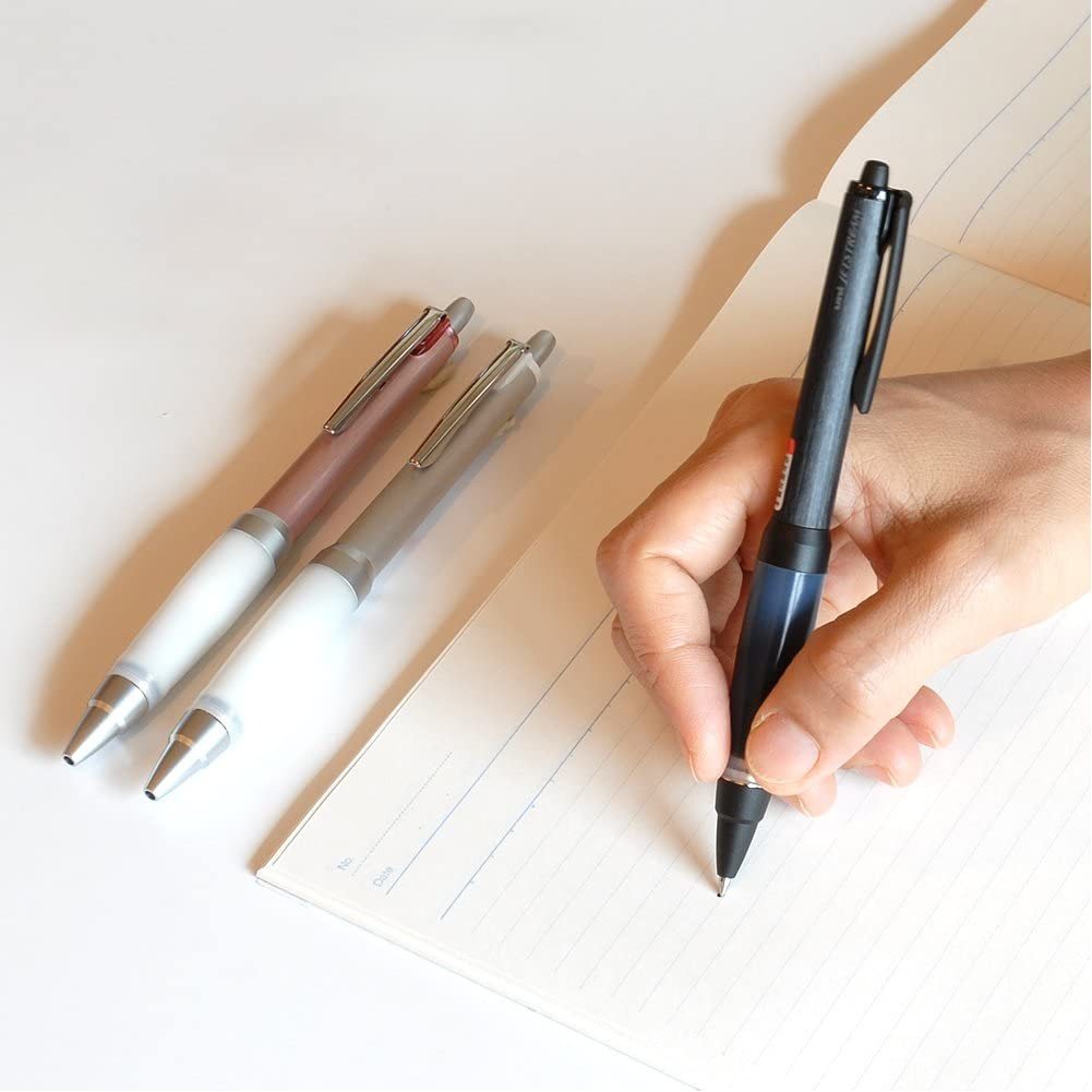 Uni Alpha-Gel Jetstream 0.7 mm Ball Point Pen Black Body Black Ink