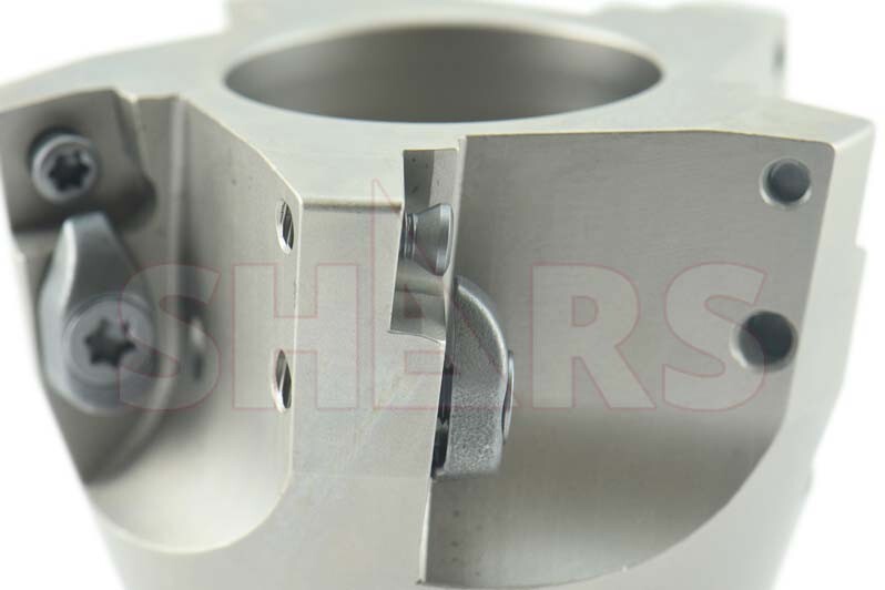 Shars 3″ Coolant Through High Feed Indexable Face Mill for SDMT Inserts NEW S[