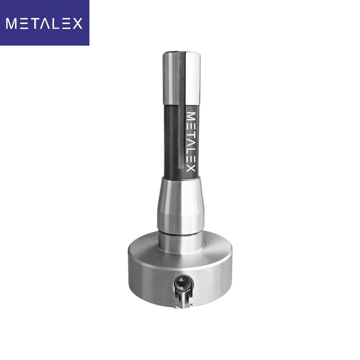 70mm Independent Lathe Chuck 4 Jaw 2-3/4″ Taper R8 Adapter Shank Arbor Metalwork