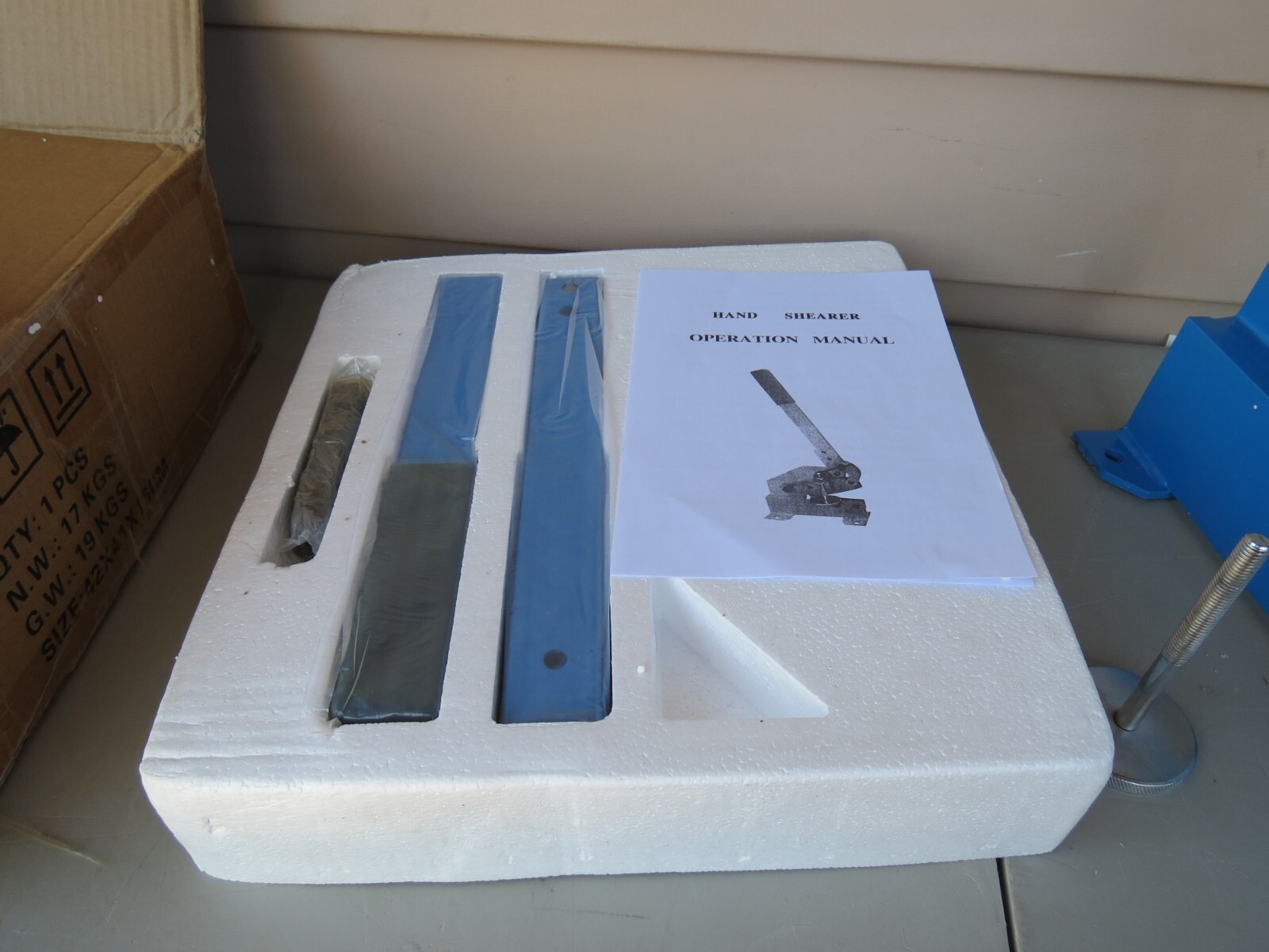 HFS (R) Plate Shear,Bench Mounted Multi-Purpose Manual Sheet Metal Shear (8IN)
