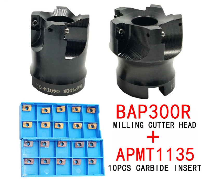 BAP300R Face Milling Cutter Head 40-22-4T 50-22-5T Carbide Insert APMT1135 Tool