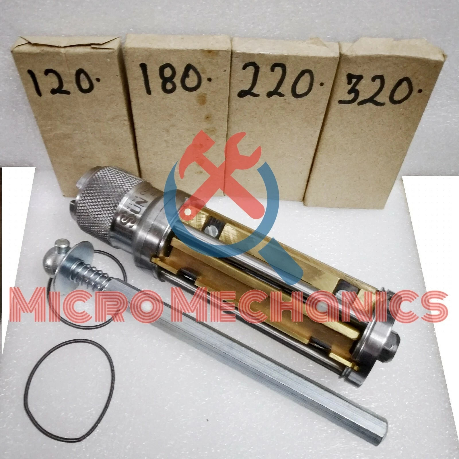 New Cylinder Engine Hone Kit 2″ to 3″ Honing Machine + 4 Set Of Stones