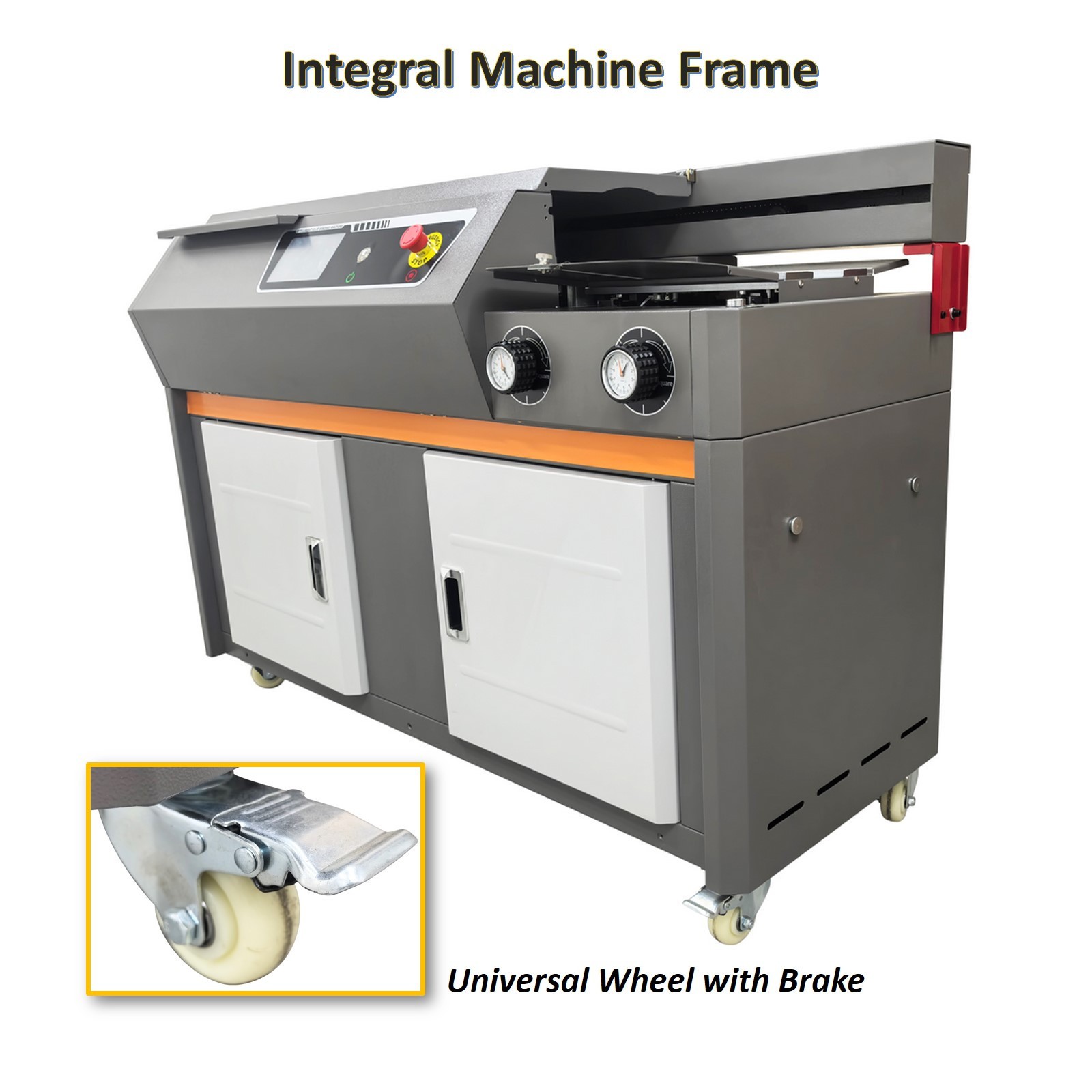 A4 Full Auto Perfect Binding Machine 200-300 books/h w 7” Touch Screen Dust Bag
