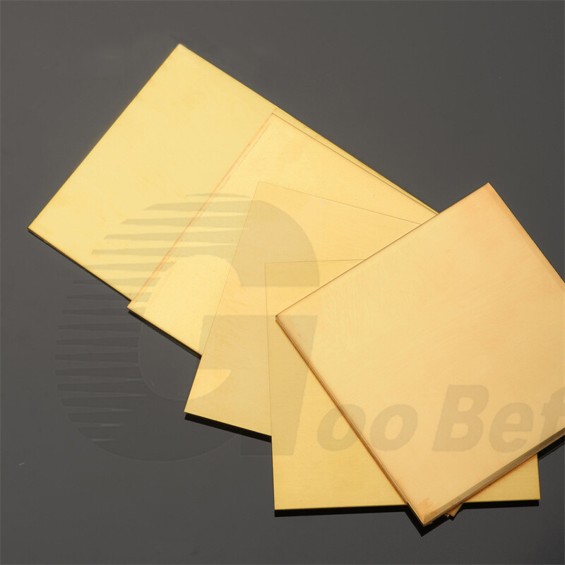 Flat Solid Brass Sheet Plate Panel 0.5 0.8 1 1.2 1.5 2 2.5 3 4 5 6 mm Thickness