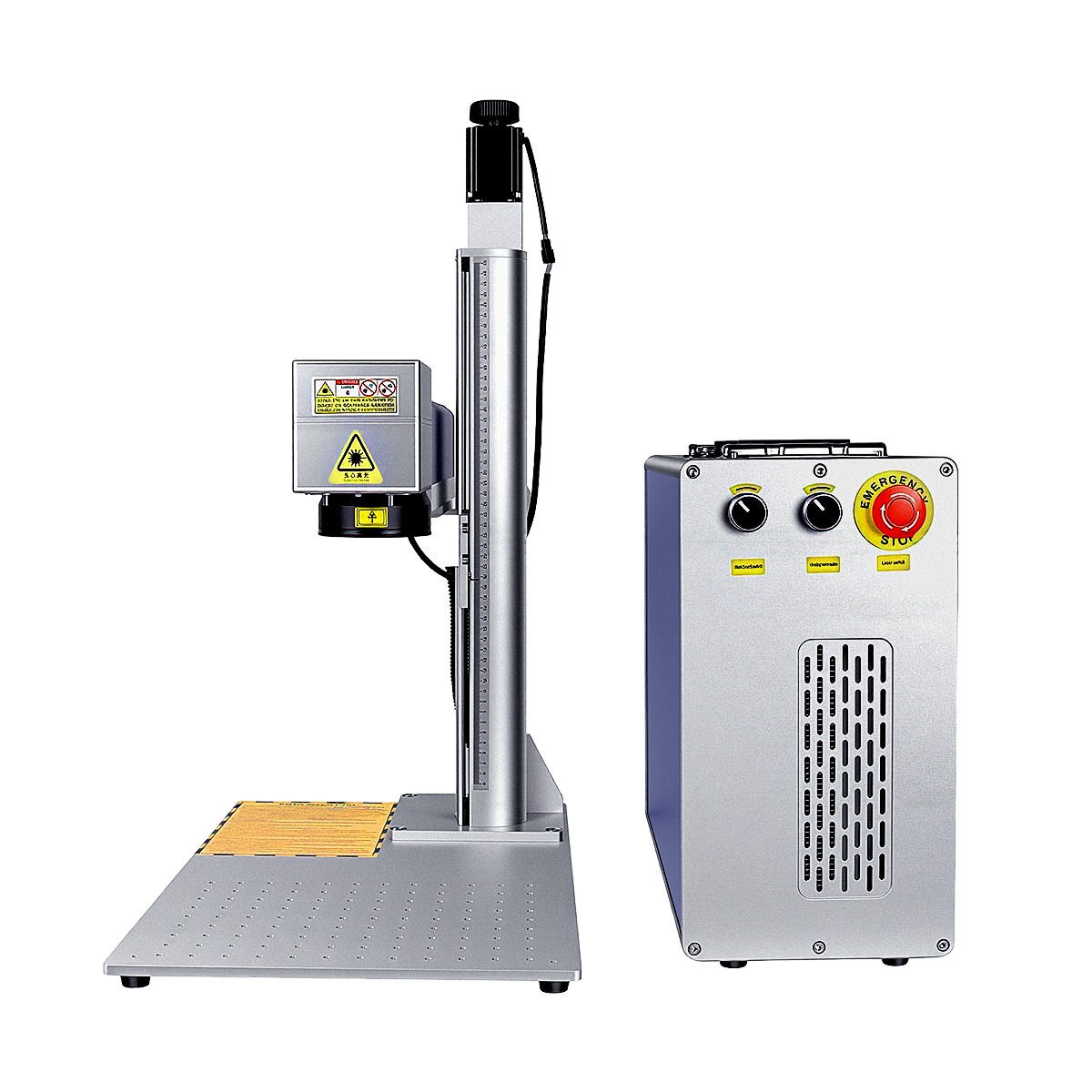 Scotle 60W 2.5D JPT Mopa Fiber Laser Marking Machine Metal Deep/Relief Engraving