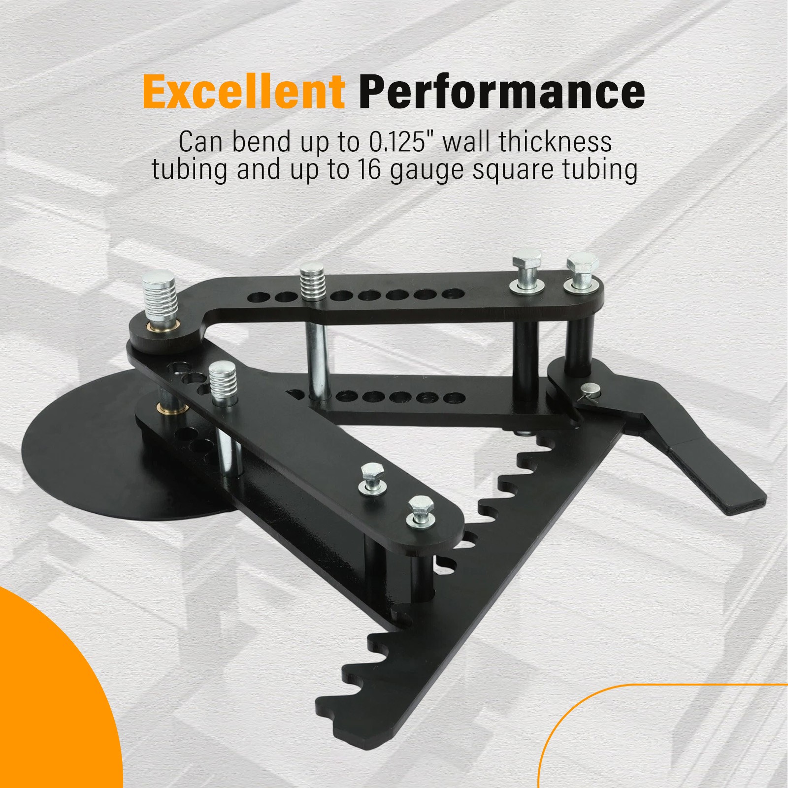 Steel Black Oxide Coating Manual Pipe and Tube Bender Ratcheting style