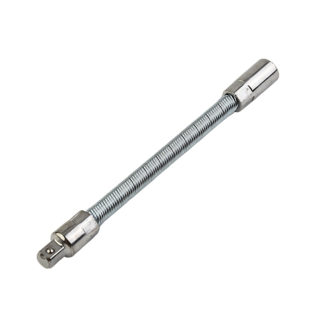 Socket Extension Flexible 45#steel 90-degree Bend Polished Chrome Plating