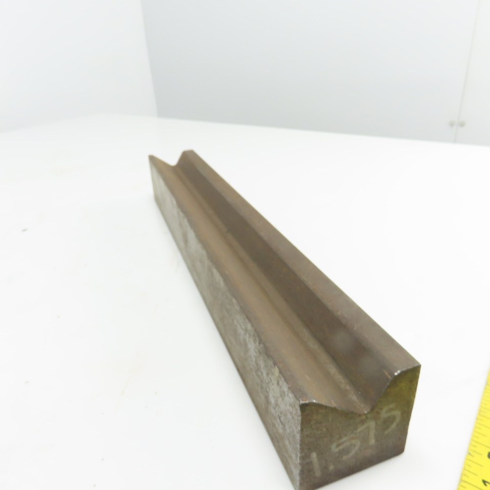 17″ V-Forming Press Brake Angle Die Block 2-3/8″x 2-3/8″ 13/64″ Radius 90°