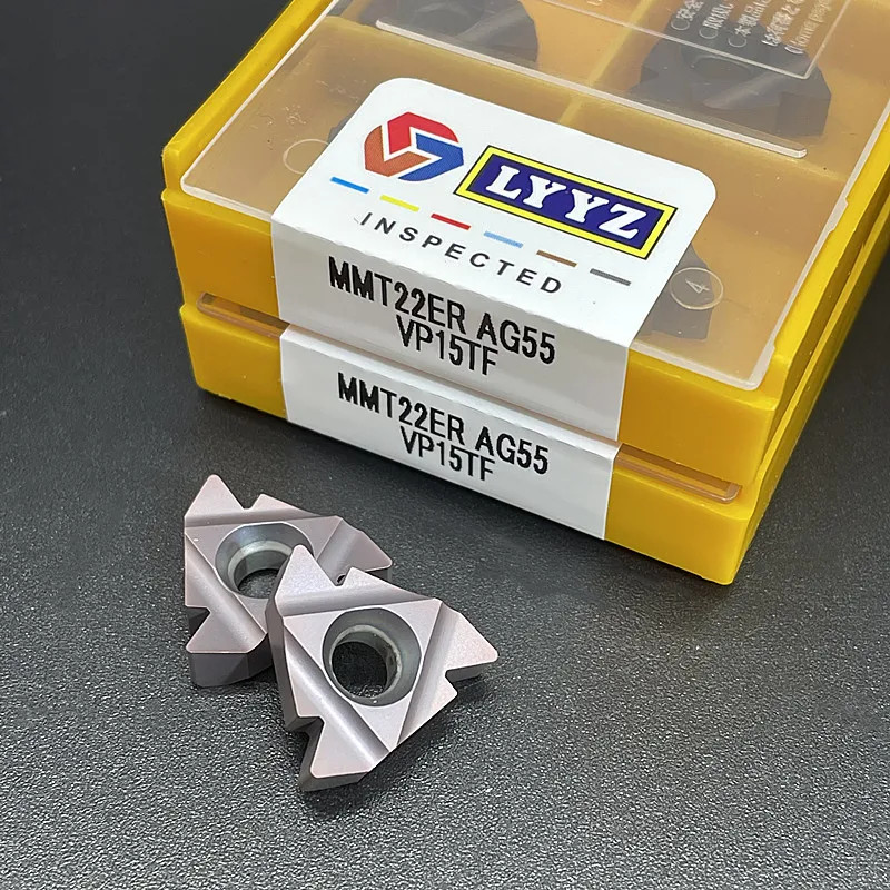 MMT22ER AG60 Carbide Thread Turning Inserts CNC Lathe Metal Cutting Durable Tool