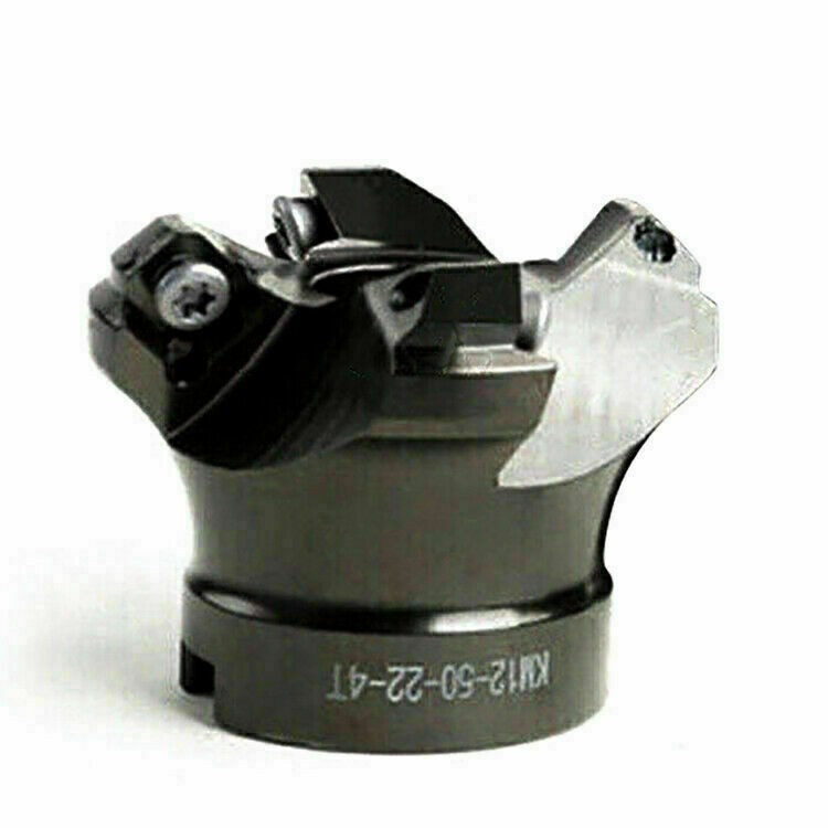 45 Degree Face Milling Cutter Head KM12-50-22-4T KM12-63-22-4T Milling Tools