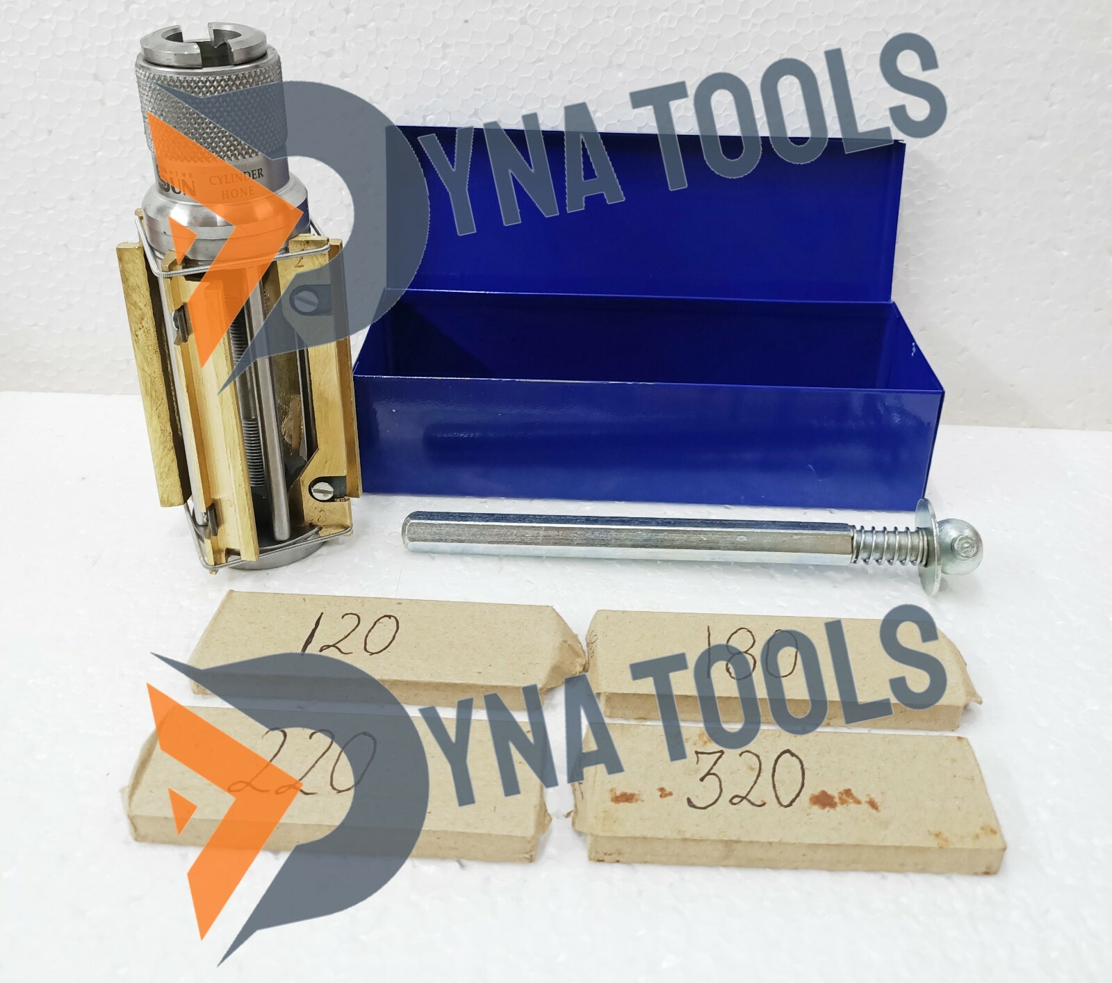 CYLINDER ENGINE HONE KIT 50 TO 75MM HONING MACHINE + 4x HONING STONES + MetalBox