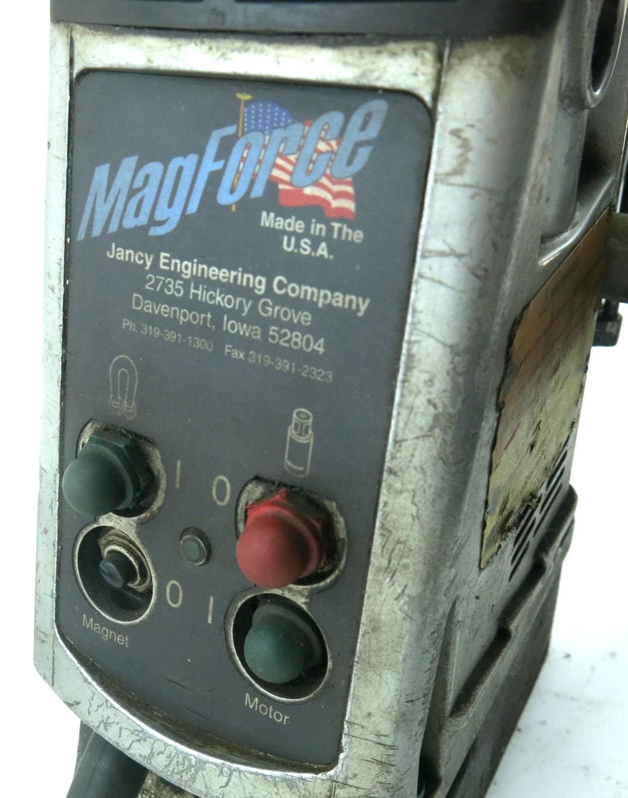 Magforce Magnetic Base Drill 120V Made In USA Slugger Drill Compact