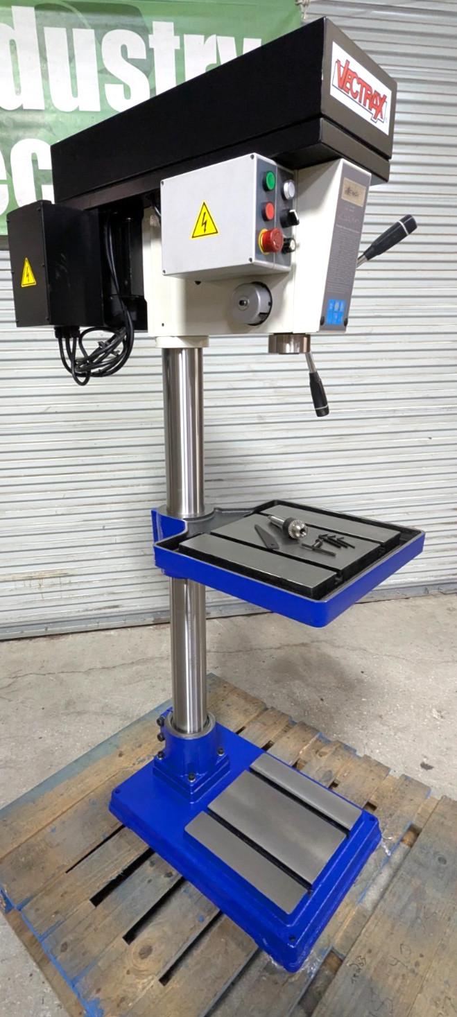 Vectrax 20" Variable Speed Drill Press 3MT 1HP 115V RF-19V *Scratch &a