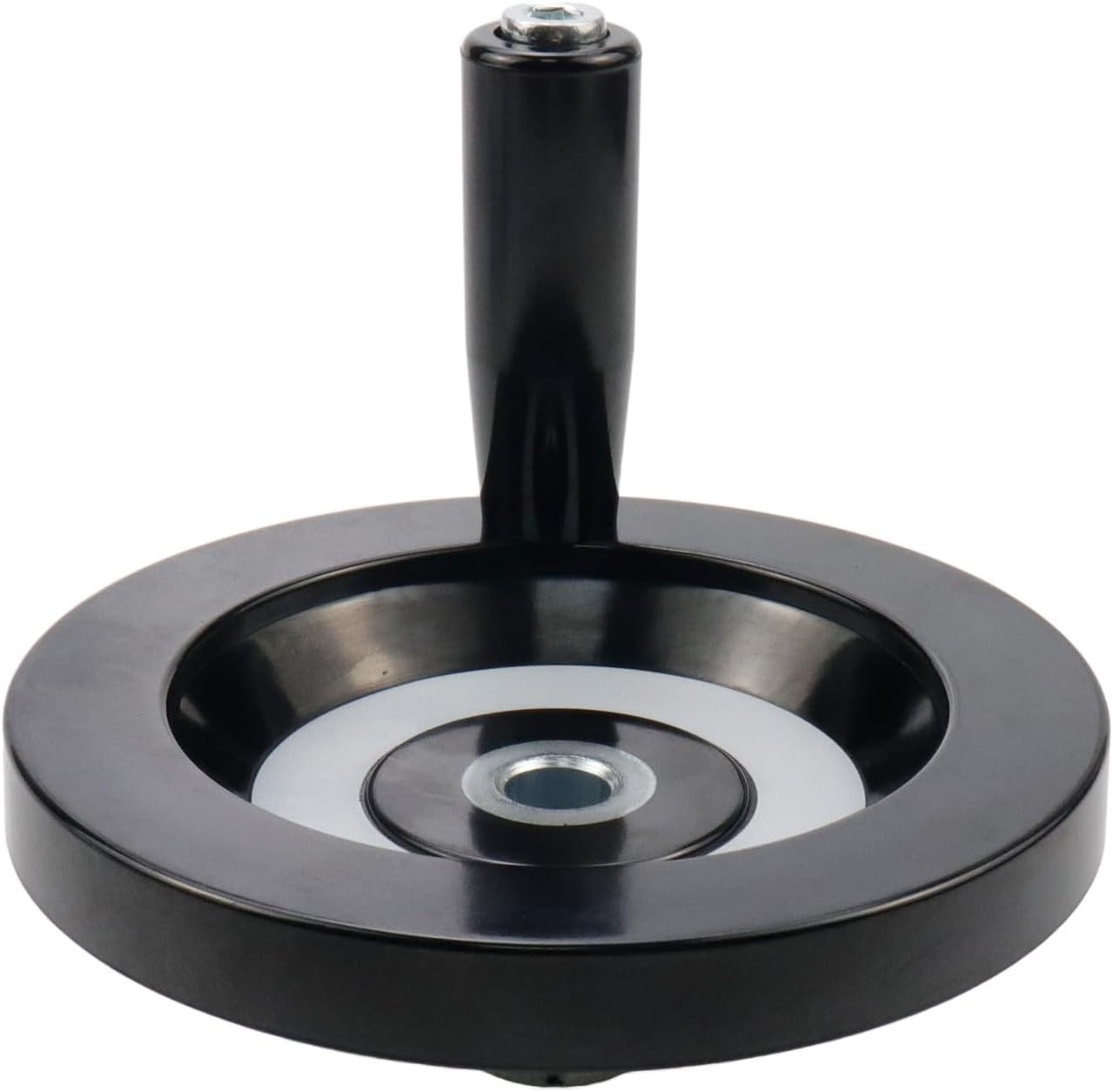 4.92″ / 125Mm Hand Wheel with Revolving Handle, 0.47″ / 12Mm Hole Diameter Back
