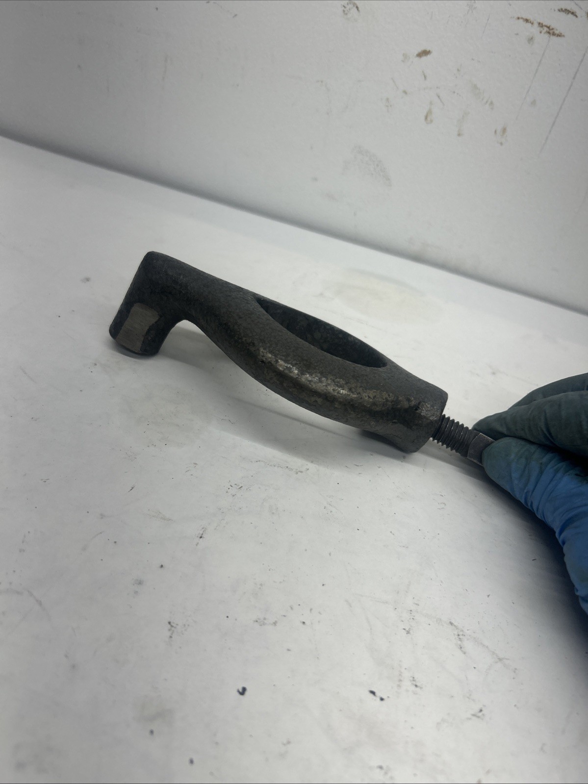 Lathe Dog , Bent Tail Lathe Dog – Cast Iron Lathe Tools 6 Inch Oal.
