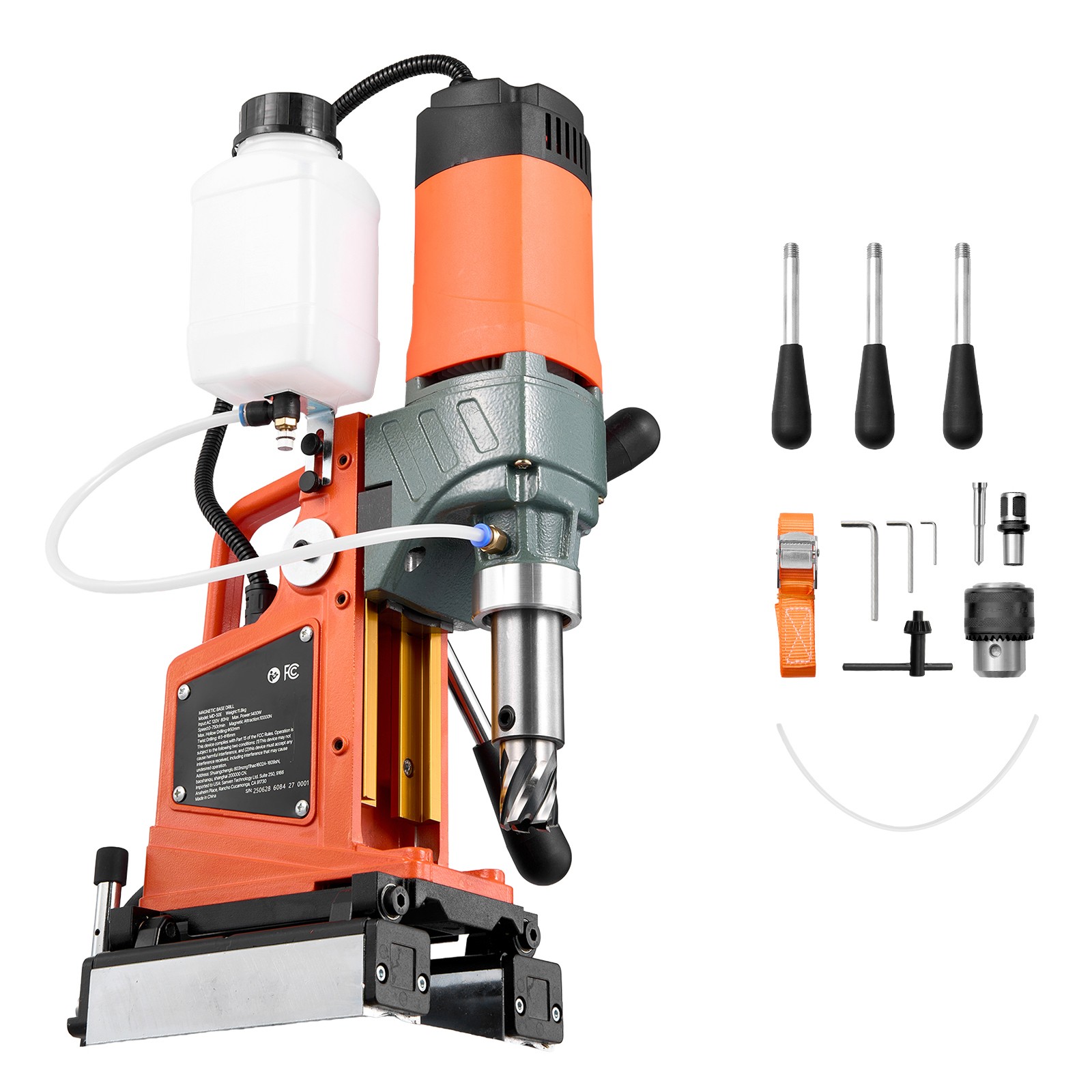 Uimoso Magnetic Drill Press, 1400W, Adjustable Speed, 0-750 RPM