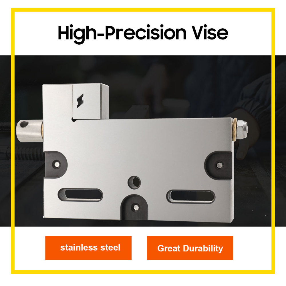 Wire EDM High Precision Vise 4″ Jaw 100mm Opening 3Kg Clamping Stainless Steel