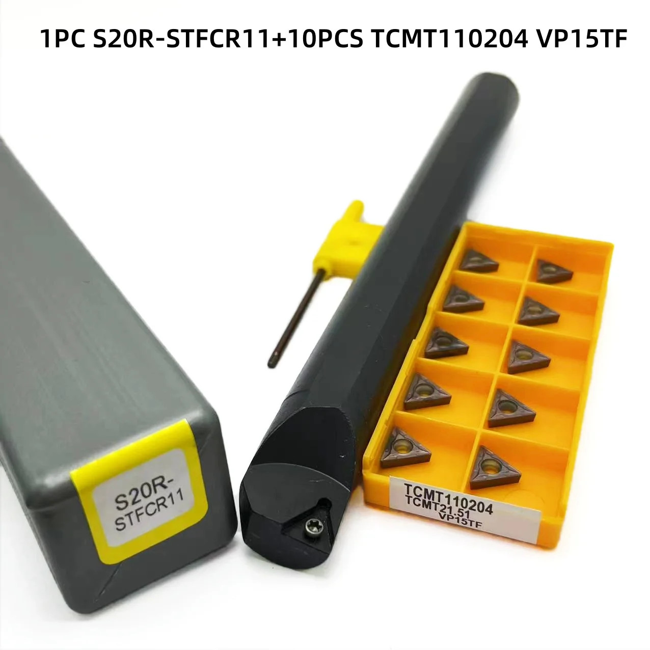 TCMT110204 Carbide Insert S14NK STFCR11 S12M S16Q CNC Lathe Internal Turning