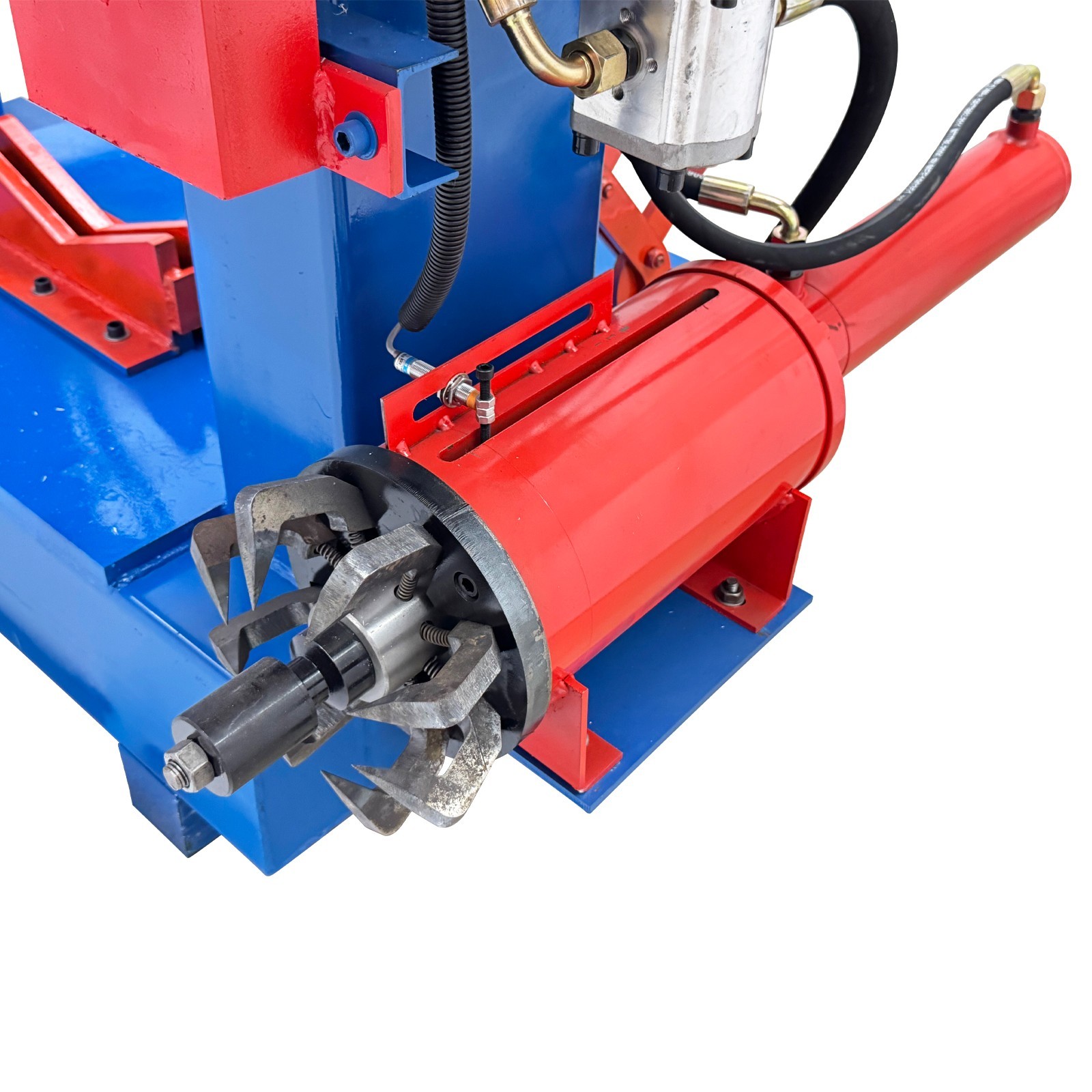 220V 3PH 5-in-1 60 Ton Hydraulic Copper Extractor Motor Stator Recycling Machine