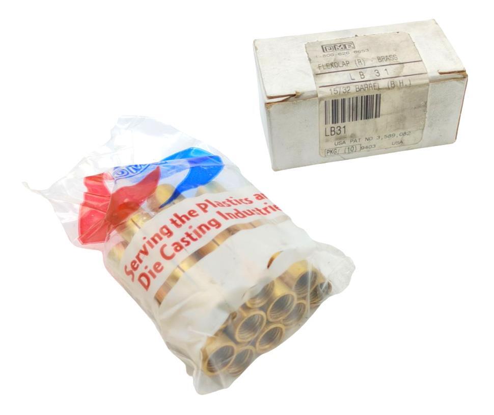 DME LB31 Brass FlexoLap (R) Lapping Barrels 15/32″ Barrel – Box of (10)