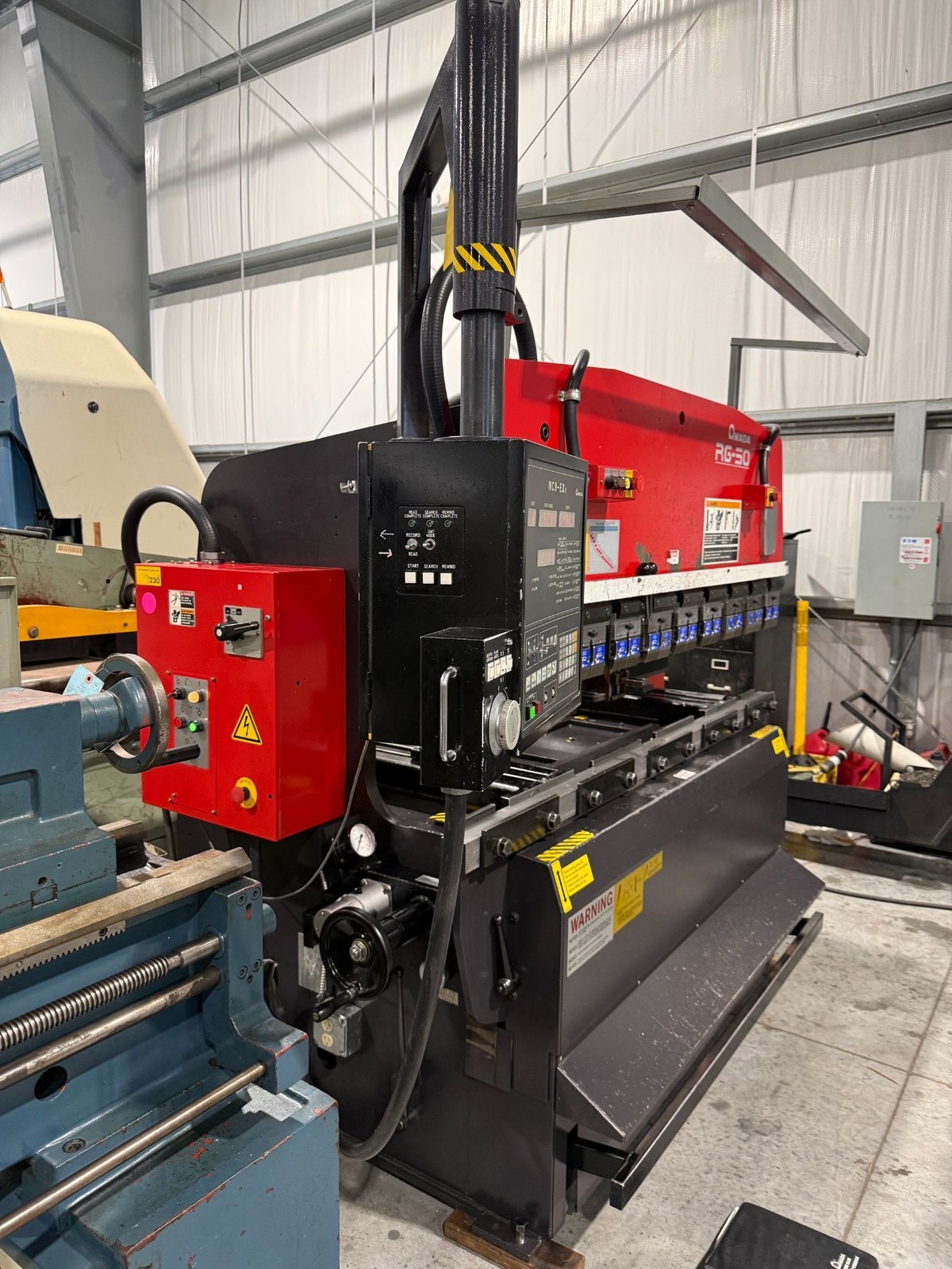 AMADA RG-50 78.8” x 55 Ton Up Acting Hydraulic Press Brake 2001’ #8415