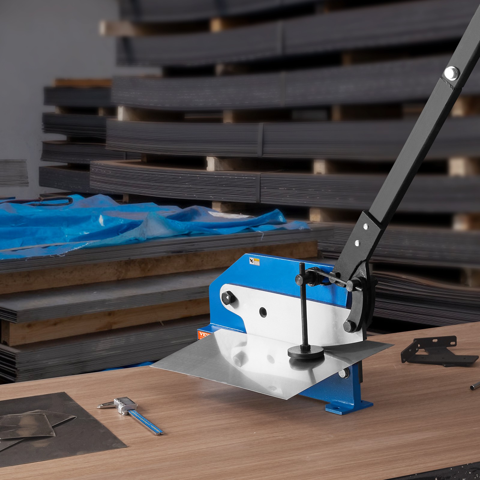 VEVOR 12″ Manual Hand Plate Shear Benchtop Cutter Metal Sheet Processing Q235